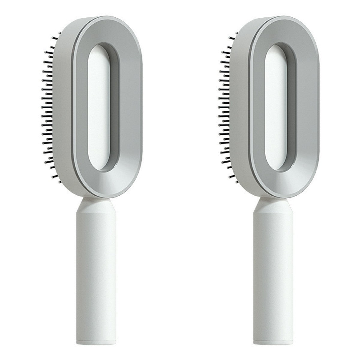 Self Cleaning Hair Brush For One-Key Cleaning