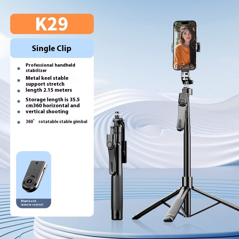 Mobile Phone Bluetooth Selfie Stick Stabilizer Floor