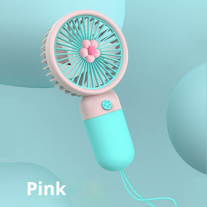 Small Handheld Fan Cute Candy Color Portable