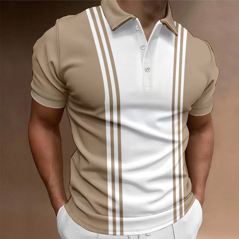 Casual 3 Button Printing Lapel Casual Men'S