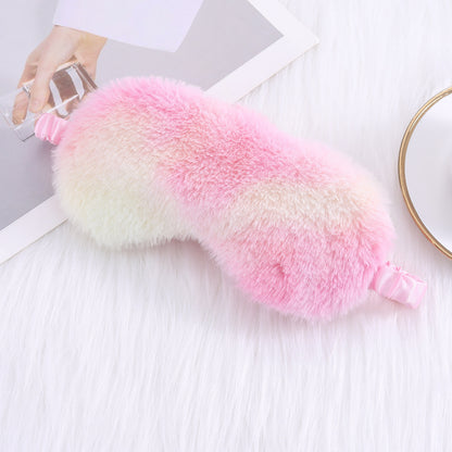 Rabbit Fur Eye Mask Autumn And Comfortable