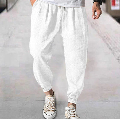 Casual Loose Men'S Summer Ankle Banded Pants