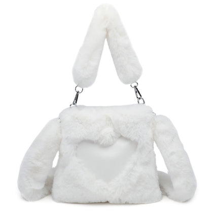 Fluffy Shoulder Bag Top-Handle Bag Female Autumn