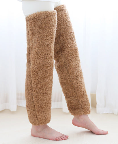 Over Knee High Fuzzy Socks Cold Leg