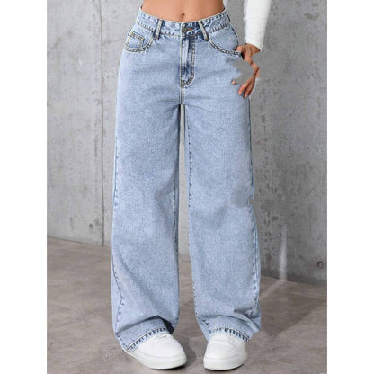 Sweet And Spicy High Waist Straight Jeans