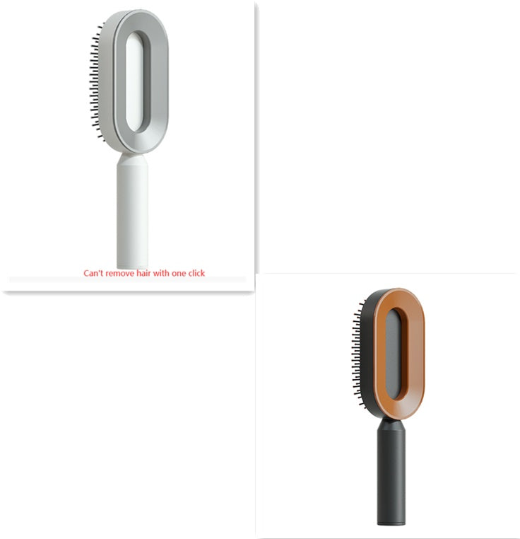 Self Cleaning Hair Brush For One-Key Cleaning