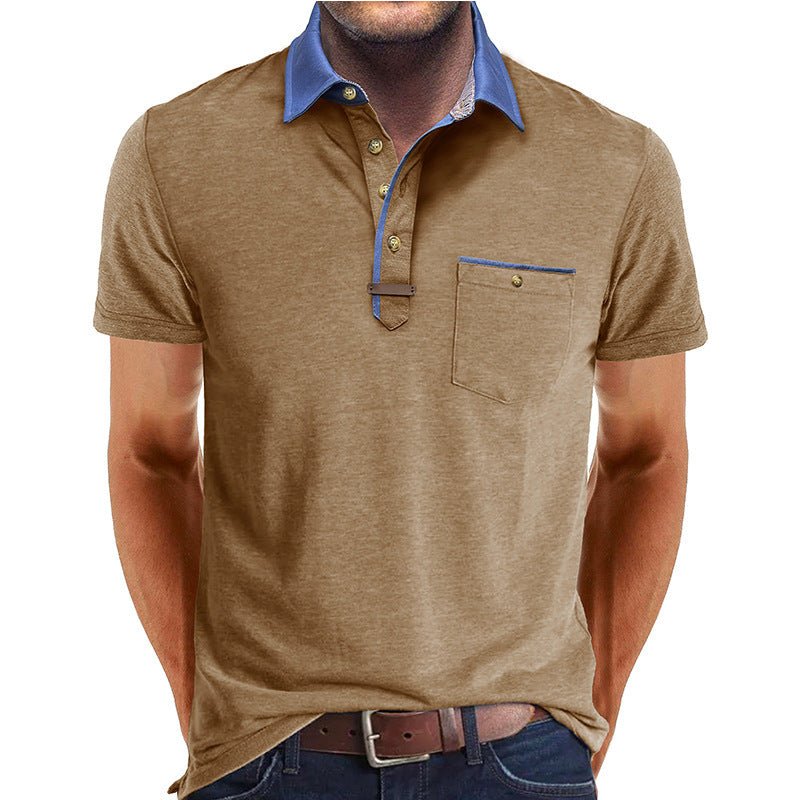 European And American Men'S Clothing Short Sleeve