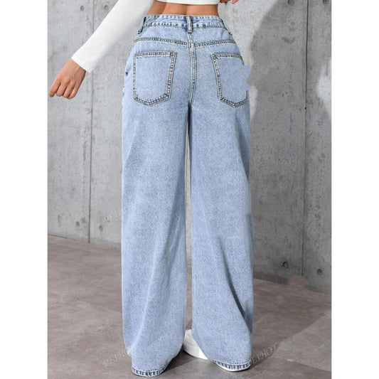 Sweet And Spicy High Waist Straight Jeans