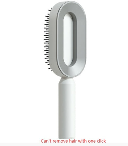 Self Cleaning Hair Brush For One-Key Cleaning