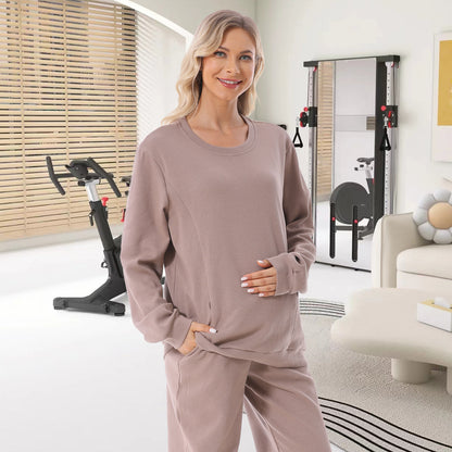European And American Autumn And Pregnant Long