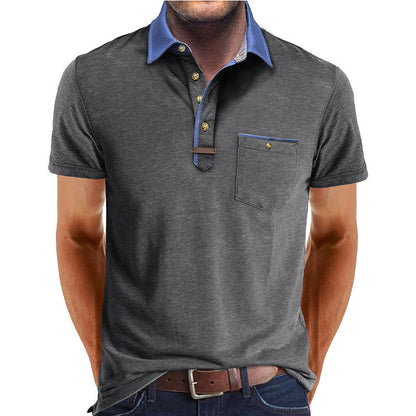 European And American Men'S Clothing Short Sleeve