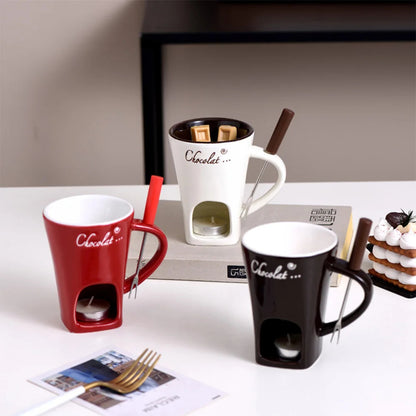 Fondue Mug Set Personal Mini Fondue Pots
