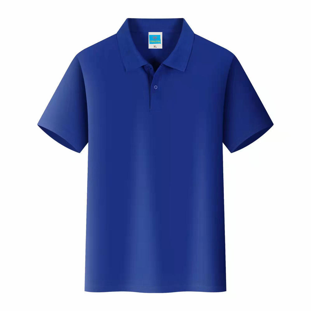 Men'S Solid Color Polo Collar T-Shirt Blank